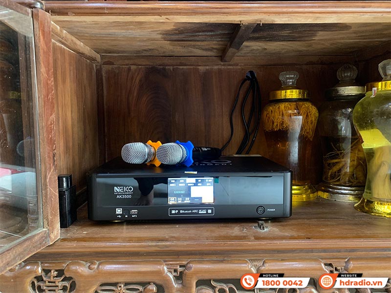 Dàn karaoke chính hãng của anh Mô ở huyện Thạch Thất, Hà Nội