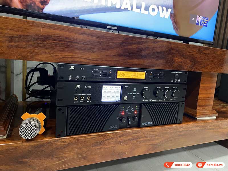 Ảnh thực tế dàn karaoke HDR43 tại nhà anh Ngân ở Gò Vấp, Hồ Chí Minh