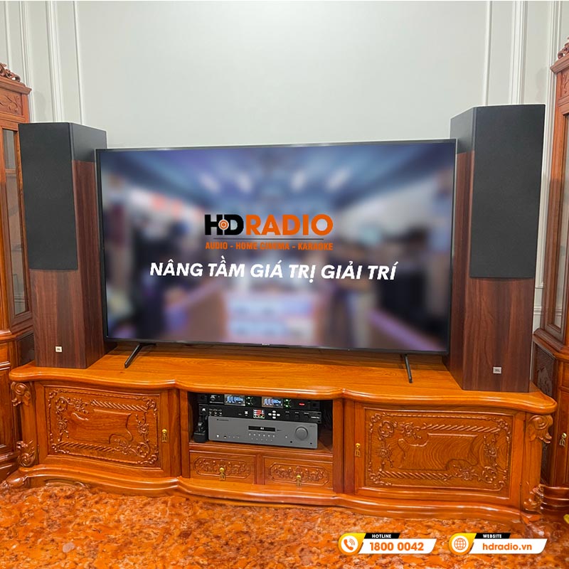Dàn Nghe Nhạc và Hát Karaoke NK15 ( JBL A180 + AXR100 + Micro + vang số )-1