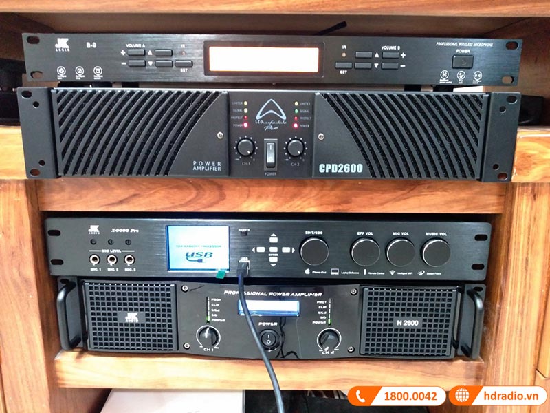 Dàn karaoke của anh Ngọc ở Quận Bình Tân, TP Hồ Chí Minh