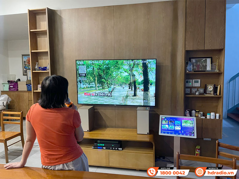 Dàn karaoke của anh Phát ở Bắc Từ Liêm, Hà Nội