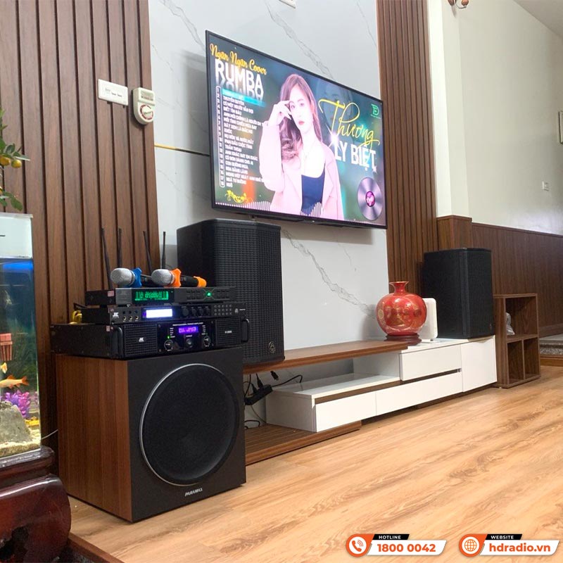 Bộ dàn karaoke Wharfedale KH60 của anh Phong