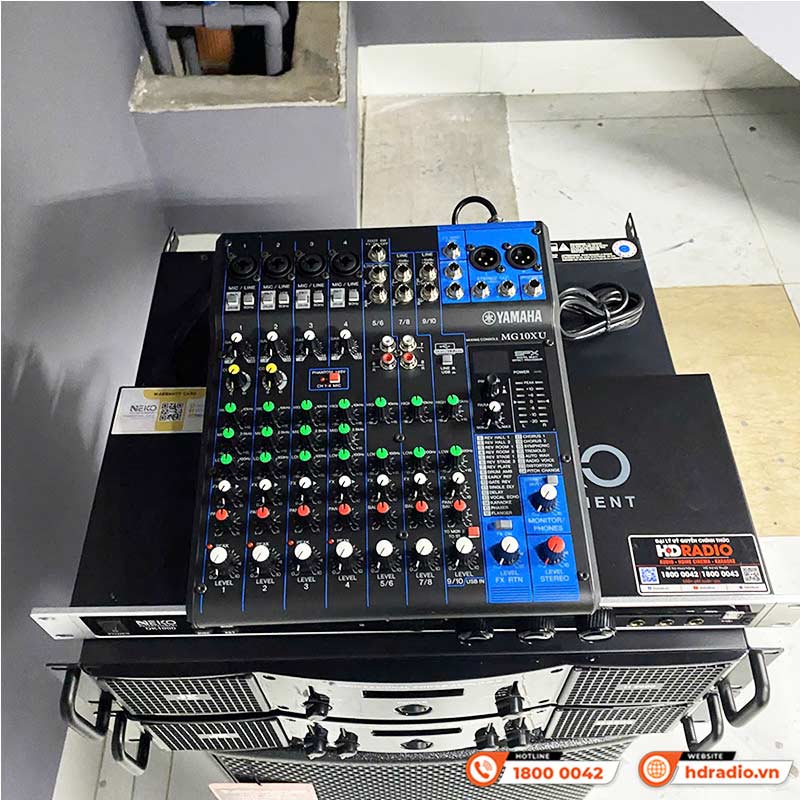 Hệ thống âm thanh nhà hàng của anh Phú ở Tân An, Long An