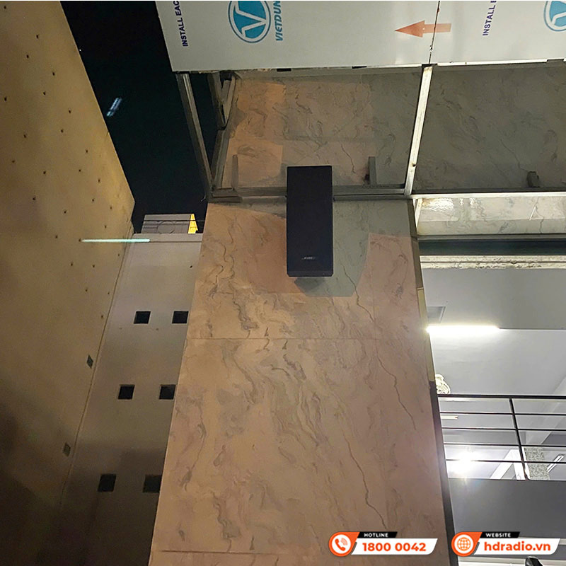 Hệ thống âm thanh nhà hàng của anh Phú ở Tân An, Long An