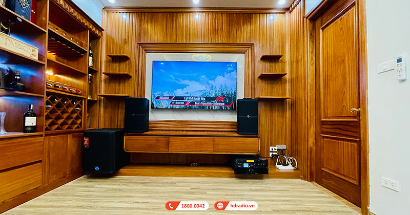 Lắp Dàn Karaoke cao cấp hơn 85 triệu đồng cho anh Phương ở Long Biên, Hà Nội (Wharfedale WH10 Neo, AX15B, CPD 2600, JKaudio X9000 Pro, JKaudio B9)