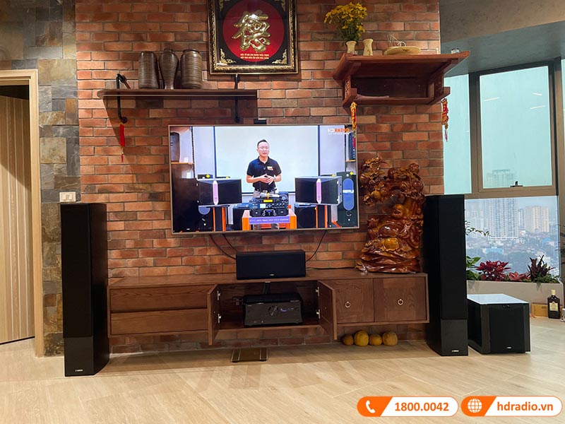 Dàn xem phim của anh Quân ở Hà Đông, Hà Nội