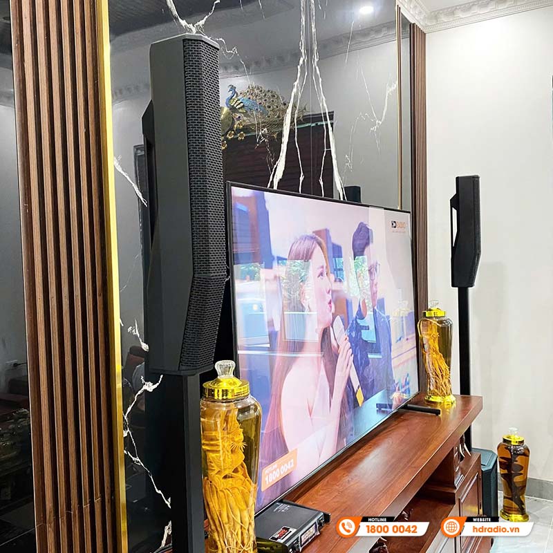 Dàn karaoke của anh Quang ở Quận Bắc Từ Liêm, Hà Nội
