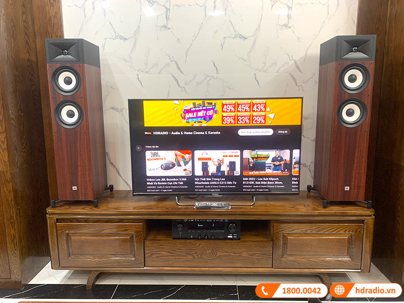 Lắp dàn nghe nhạc cao cấp trị giá hơn 33 triệu đồng cho anh Quang ở Nam Từ Liêm, Hà Nội