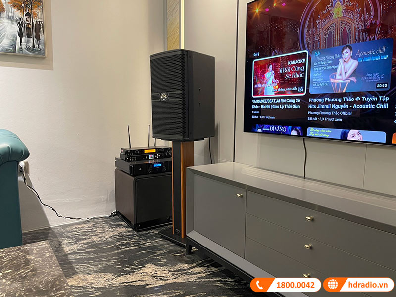 Dàn karaoke chất lượng của anh Quốc Anh ở Long Biên, Hà Nội