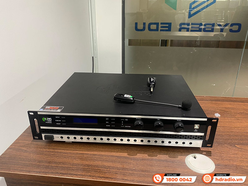 Hệ thống âm thanh, trình chiếu phòng học của anh Quốc ở Quận Tân Bình, Hồ Chí Minh