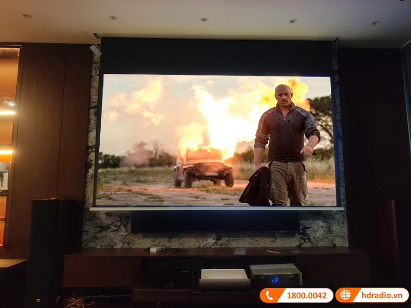 Hệ thống máy chiếu ViewSonic X2000-4K của anh Quỳnh ở Đại Lải, Vĩnh Phúc