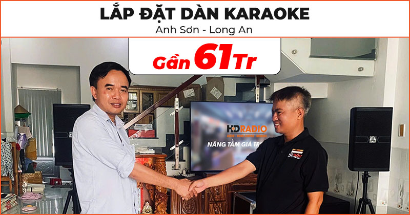 Dàn Karaoke của anh Sơn ở huyện Đức Hòa, Long  An