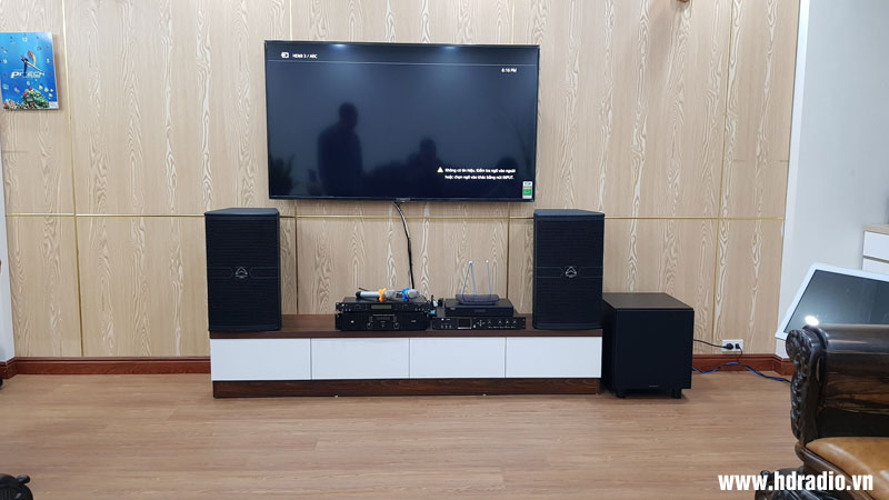 dàn âm thanh sử dụng Loa Sub Wharfedale SW12