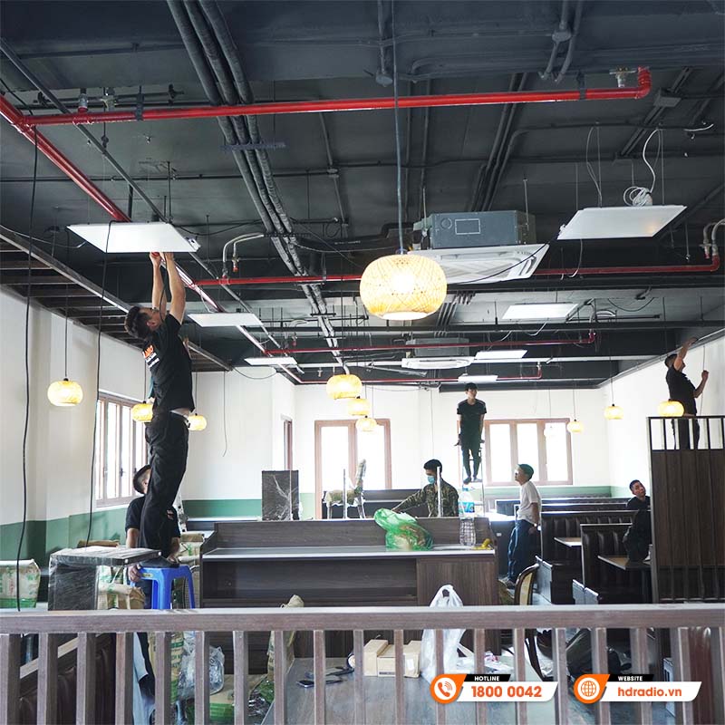 Hệ thống âm thanh nhà hàng chất lượng của anh Sơn ở Văn Giang, Hưng Yên Hệ thống âm thanh nhà hàng chất lượng của anh Sơn ở Văn Giang, Hưng Yên