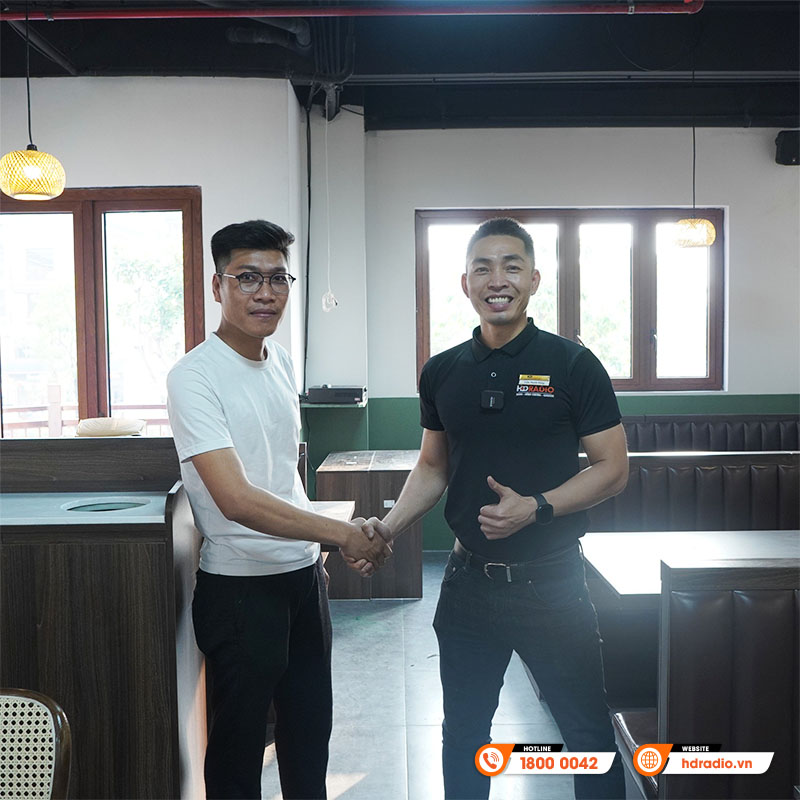 Hệ thống âm thanh nhà hàng chất lượng của anh Sơn ở Văn Giang, Hưng Yên Hệ thống âm thanh nhà hàng chất lượng của anh Sơn ở Văn Giang, Hưng Yên