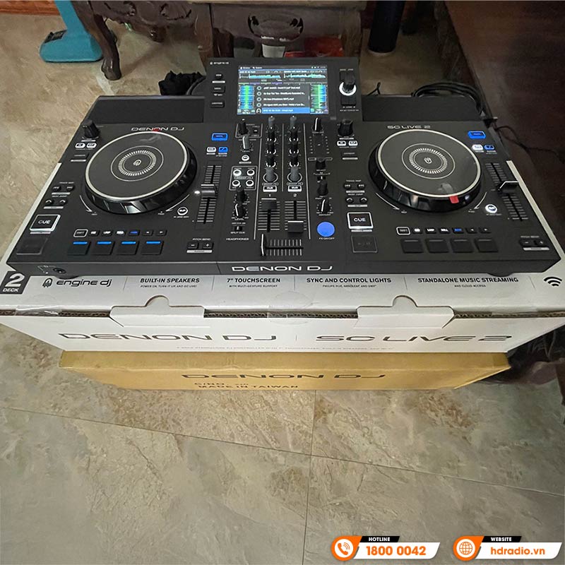 Bàn DJ Denon SC Live 2 của anh Tân ở Quốc Oai, Hà Nội