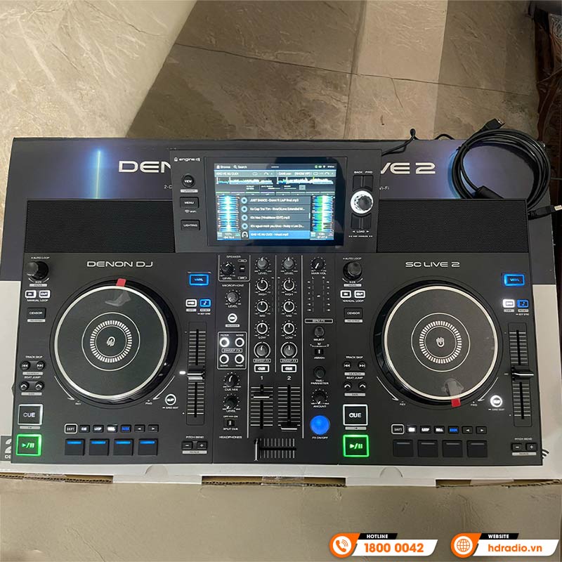 Bàn DJ Denon SC Live 2 của anh Tân ở Quốc Oai, Hà Nội