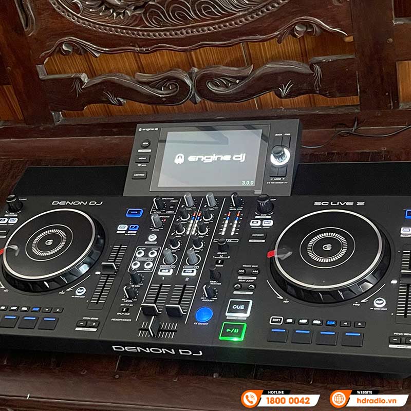 Bàn DJ Denon SC Live 2 của anh Tân ở Quốc Oai, Hà Nội