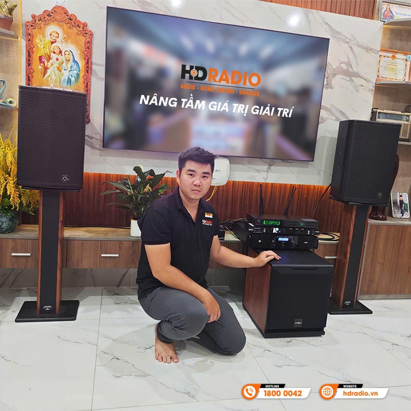 Dàn karaoke Wharfedale KH58 của anh Thạch ở Trảng Bom, Đồnng Nai