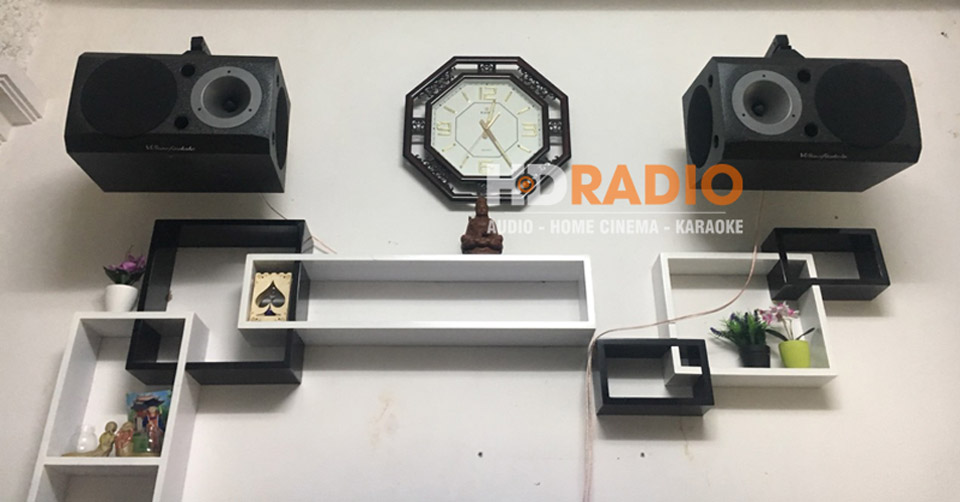 Lắp dàn karaoke gia đình cho anh Thắng ở Long Biên Hà Nội