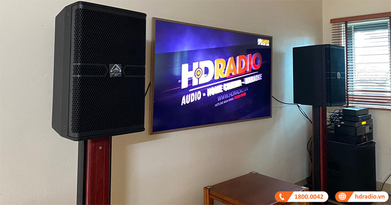 Lắp dàn karaoke cao cấp có trị giá hơn 154 triệu đồng cho anh Thanh ở Chương Mỹ, Hà Nội (Wharfedale Anglo E312, CPD3600, AX15B, JK Audio X9900 Pro, B9, VietK 22 inch, Pro 6TB)