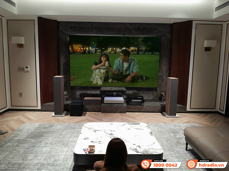 Hệ thống âm thanh xem phim của anh Thế Anh ở Gia Lâm, Hà Nội Hệ thống âm thanh xem phim của anh Thế Anh ở Gia Lâm, Hà Nội