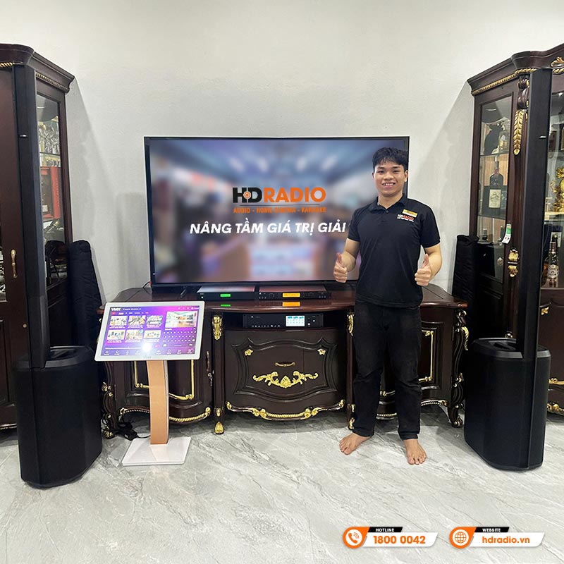 Dàn karaoke Bose HK11 kết hợp Đầu màn VietK của anh Tình ở Quốc Oai, Hà Nội