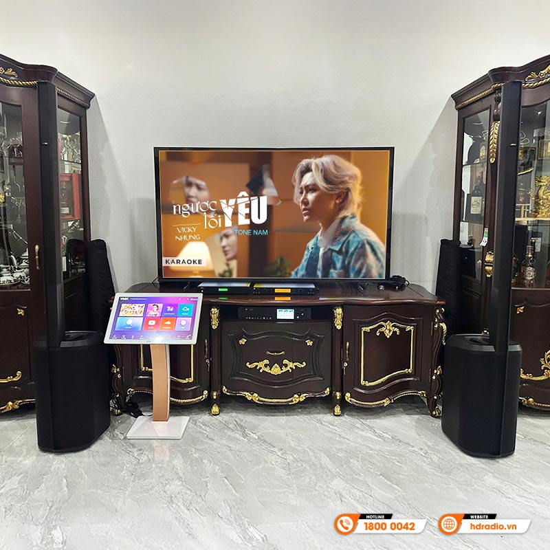 Dàn karaoke Bose HK11 kết hợp Đầu màn VietK của anh Tình ở Quốc Oai, Hà Nội