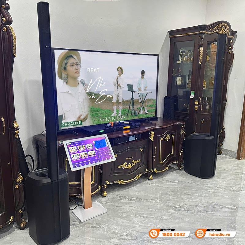 Dàn karaoke Bose HK11 kết hợp Đầu màn VietK của anh Tình ở Quốc Oai, Hà Nội