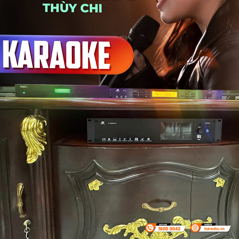 Dàn karaoke Bose HK11 kết hợp Đầu màn VietK của anh Tình ở Quốc Oai, Hà Nội