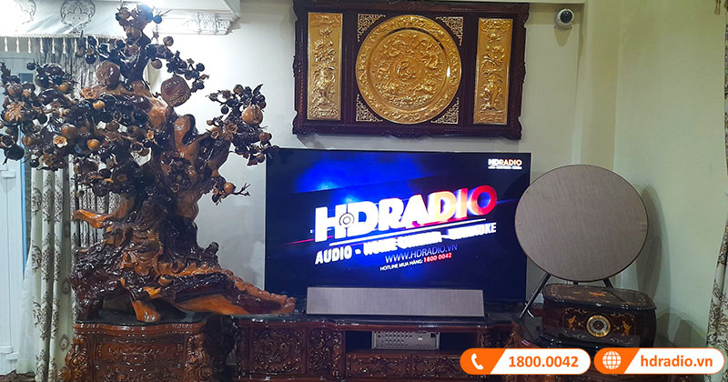 Lắp đặt hệ thống loa B&O Đỉnh Cao trị giá hơn 173 triệu đồng cho anh Triết ở Quận Bình Tân, Hồ Chí Minh (B&O Beosound Stage Bronze, Beoplay A9 MK4 SE)