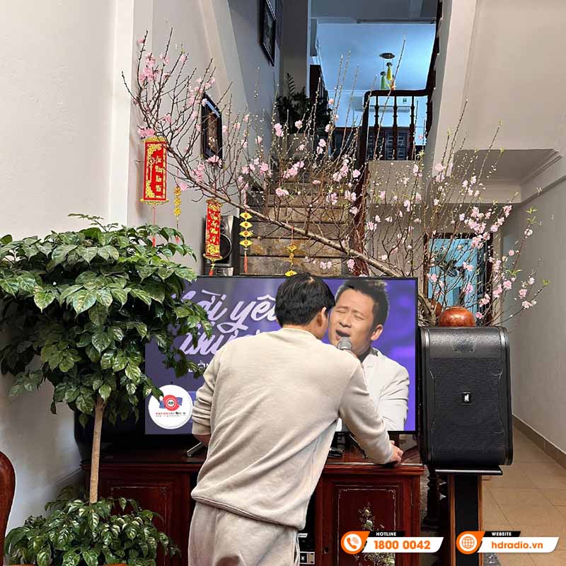 Dàn karaoke JBL GD75 của anh Trung ở Quận Thanh Xuân, Hà Nội