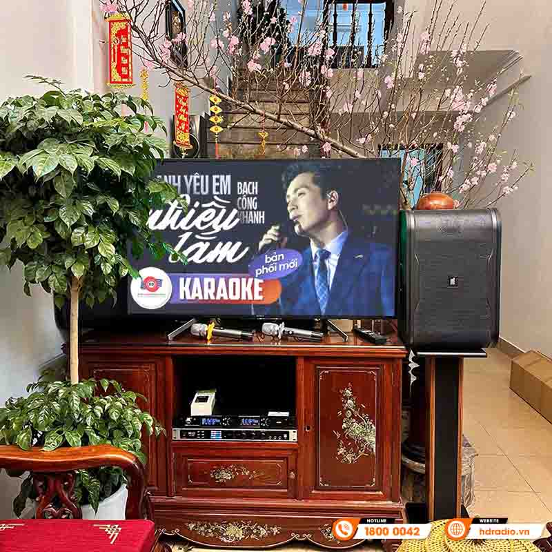 Dàn karaoke JBL GD75 của anh Trung ở Quận Thanh Xuân, Hà Nội