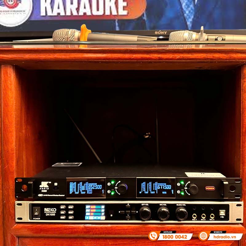 Dàn karaoke JBL GD75 của anh Trung ở Quận Thanh Xuân, Hà Nội
