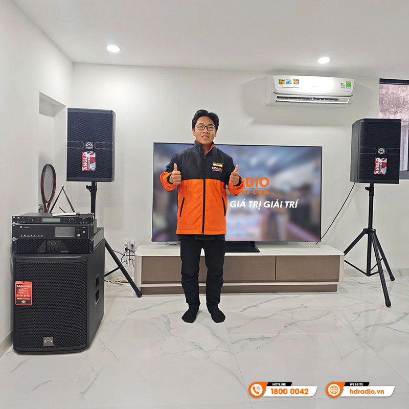 Dàn karaoke cao cấp HDR90 (Wharfedale ANGLO E312, CPD3600, AX15B, JKaudio X9900 Pro, JKAudio B9)-5