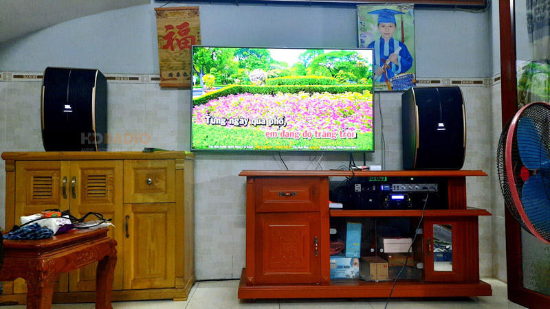 Lắp dàn loa JBL cho anh Tư ở Hiệp Phước huyện Nhà Bè, Hồ Chí Minh (JBL Pasion 10, JKaudio H2400, JKaudio B3 Plus, Himedia H10)