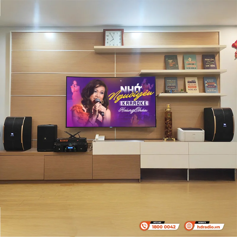 Dàn karaoke của anh Tuấn ở Cầu Giấy, Hà Nội