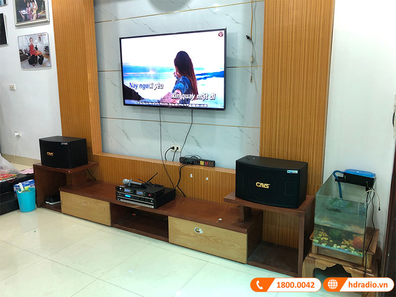 Dan karaoke gia dinh anh Tuan o Vinh Phuc