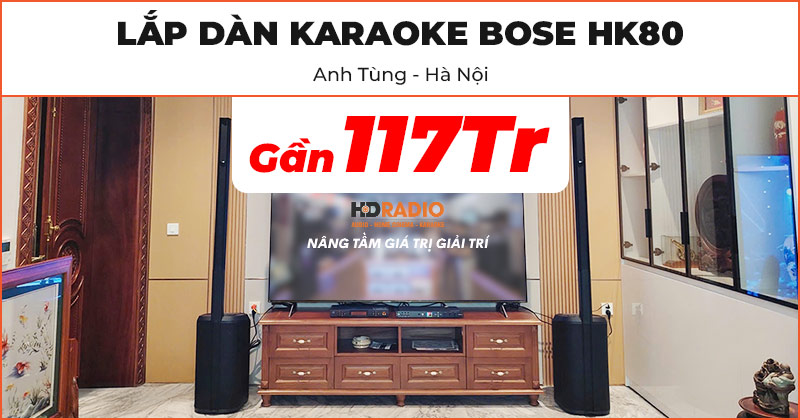 Dàn karaoke Bose HK80 của anh Tùng ở Đống Đa, Hà Nội Dàn karaoke Bose HK80 của anh Tùng ở Đống Đa, Hà Nội