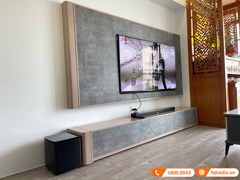 Hệ thống nghe nhạc, xem phim của anh Văn ở Quận Hoàng Mai, Hà Nội