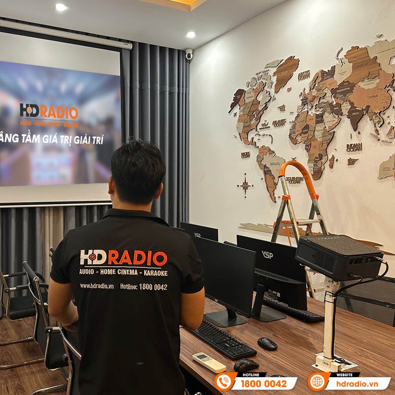 Hệ thống trình chiếu của anh Việt ở Quận Lê Chân, Hải Phòng