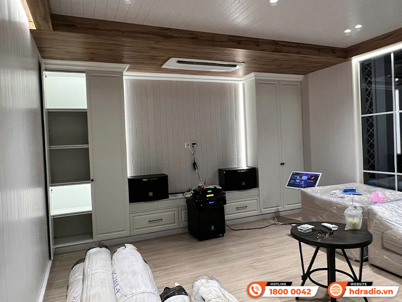 Dàn karaoke của anh Vũ ở Quận 6, TP.Hồ Chí Minh