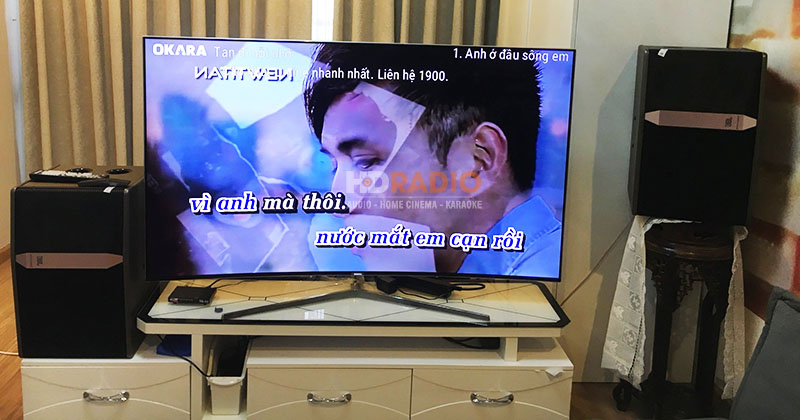 Lắp âm thanh karaoke gia đình cho Bác Thu ở Timectiy Hà Nội