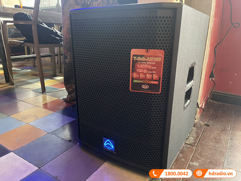 Loa sub Wharfedale quán cafe anh Trí Loa sub Wharfedale quán cafe anh Trí