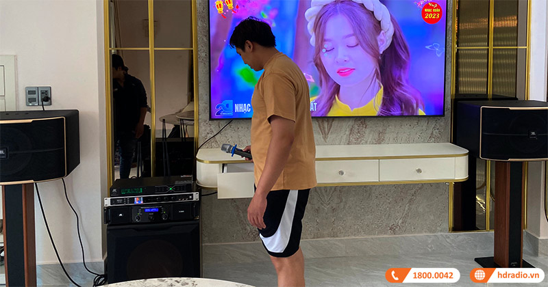 Lắp dàn karaoke chất lượng trị giá hơn 45 triệu đồng cho chị Ngọc ở Gò Vấp, TP Hồ Chí Minh (JBL Pasion 12, JKAudio H2600, B3 Plus, Neko DK1000, Paramax 4500D)