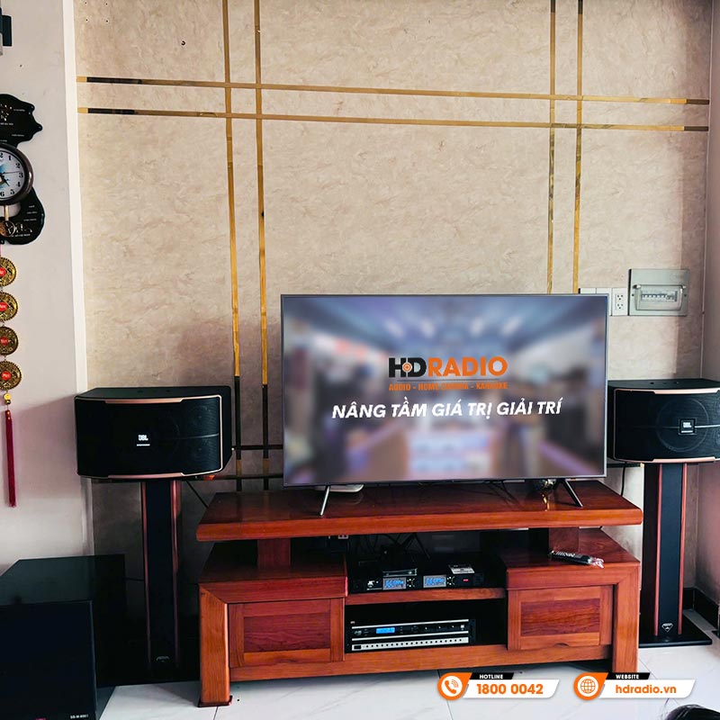 Dàn karaoke JBL GD07 của gia đình chị Đào ở Quận 7, TP.Hồ Chí Minh