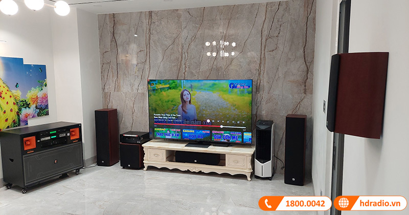 Chiêm ngưỡng Dàn xem phim nghe nhạc 5.1 JBL PN31 Cao Cấp trị giá hơn 178 triệu đồng của chị Diệp ở Bà Rịa - Vũng Tàu (Denon AVC X4700H, JBL Studio 610, 665C, 660P, 690, Prosing J97 Pro)