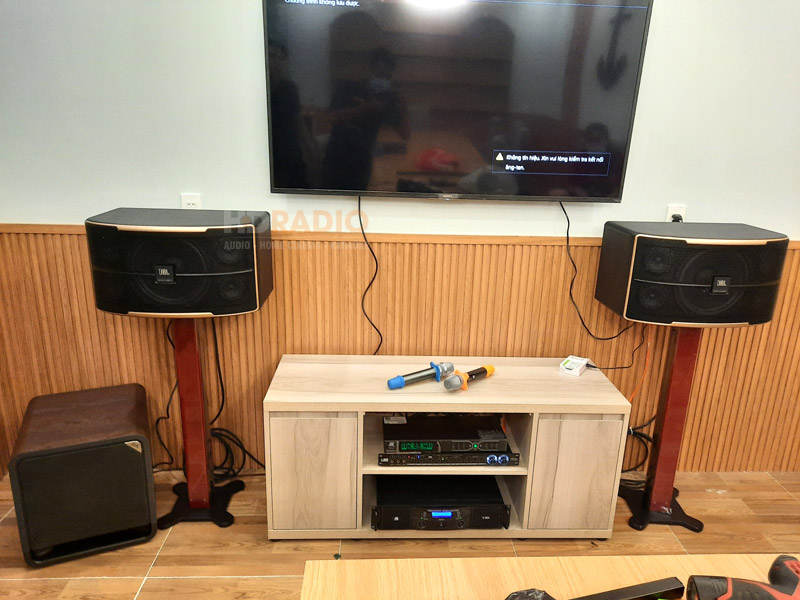 Bộ dàn karaoke lắp cho chị Hiền ở Phú Mỹ Hưng, Tân Phong Q7, Hcm