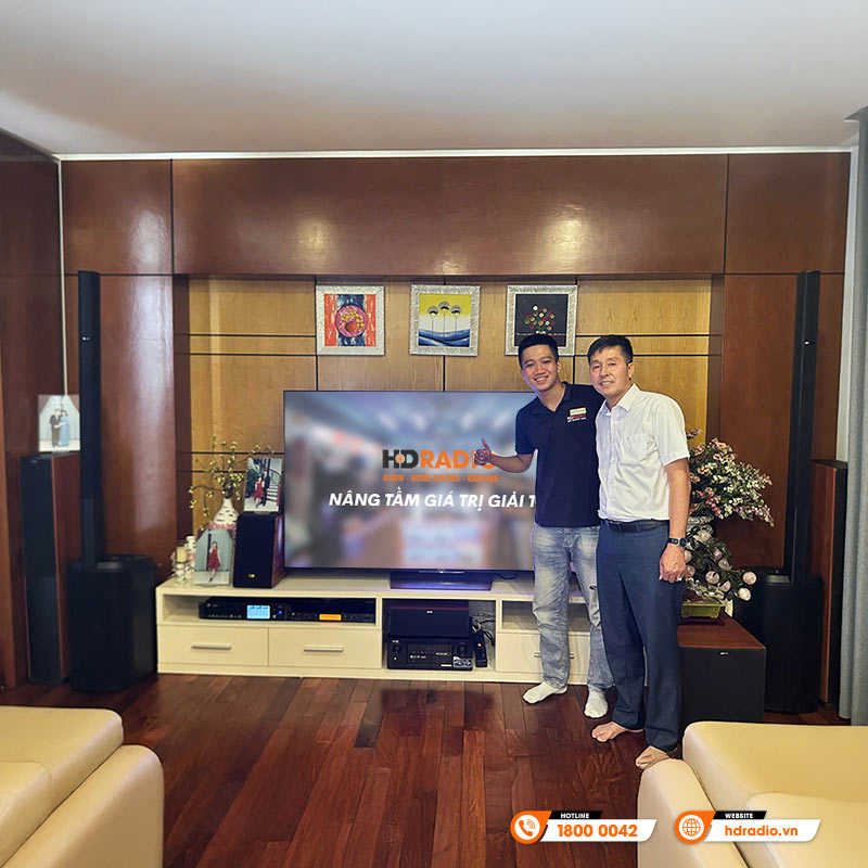 Dàn karaoke Bose HK11 của gia đình chị Hiền ở Hạ Long, Quảng Ninh