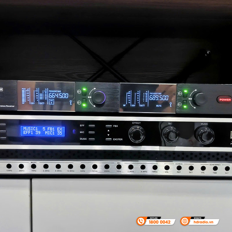 Dàn karaoke JBL GD07 của gia đình chị Huyền ở Quận 2, Hồ Chí Minh